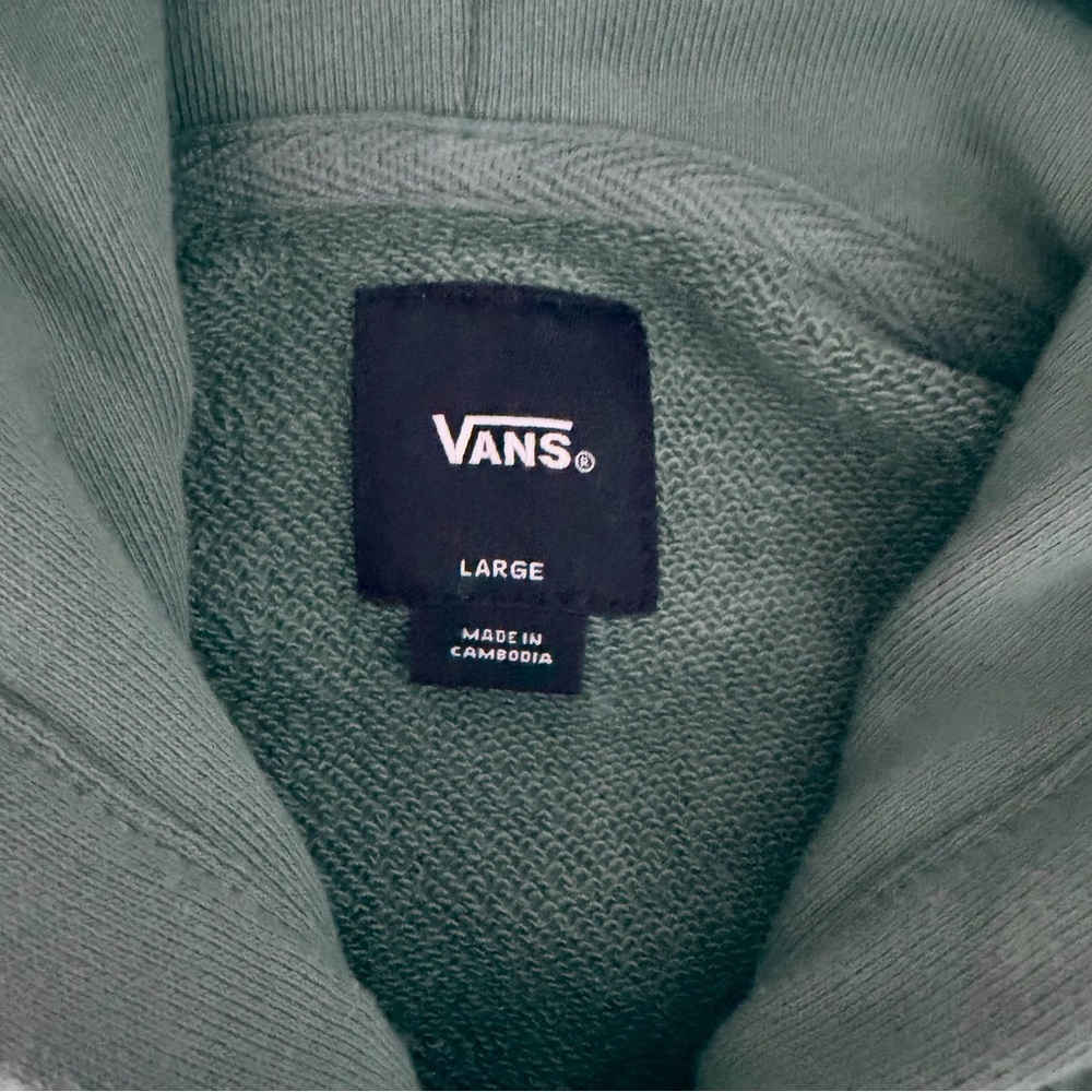 VANS green Pampas loose pullover hoodie l - Picture 6 of 11